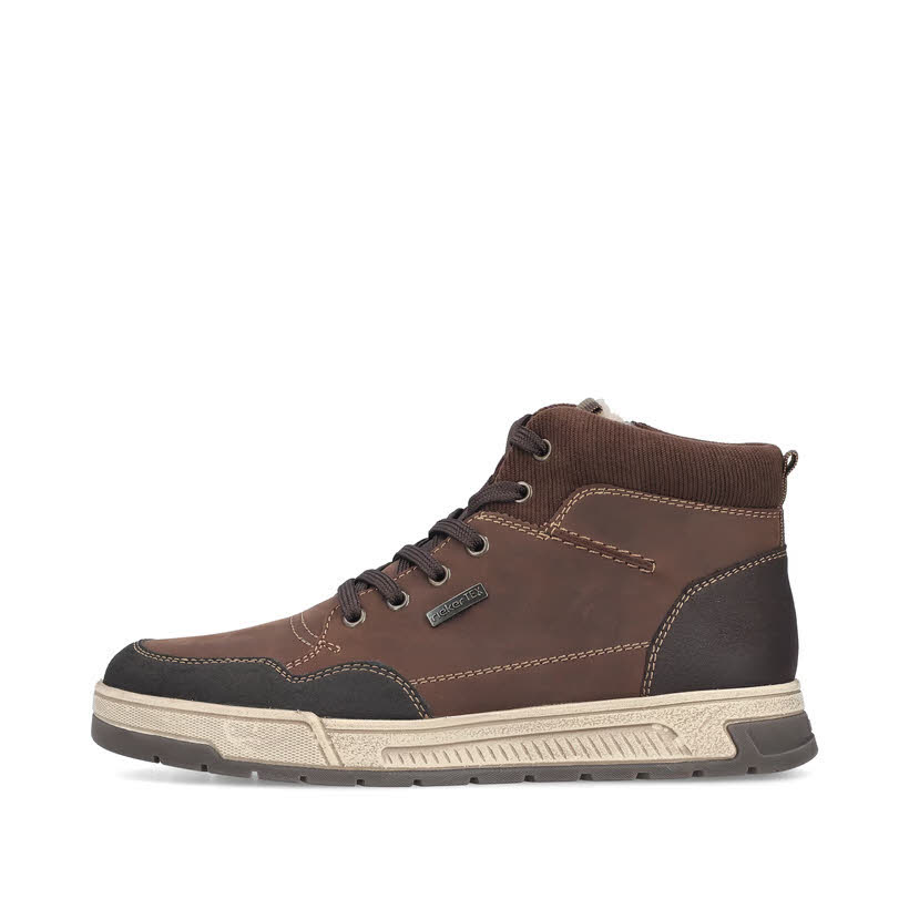 Rieker Herren Sneaker High warm gefüttert braun