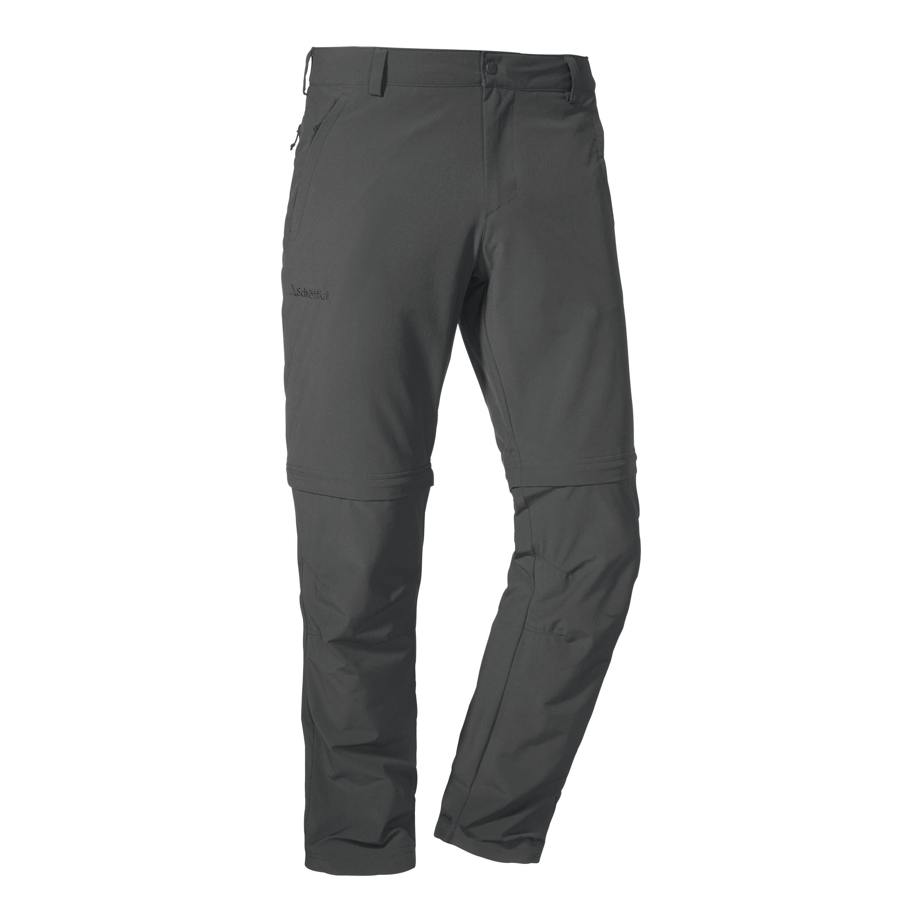 Schöffel Folkstone Zip Off Herren Wanderhose Trekkinghose Outdoorhose grau