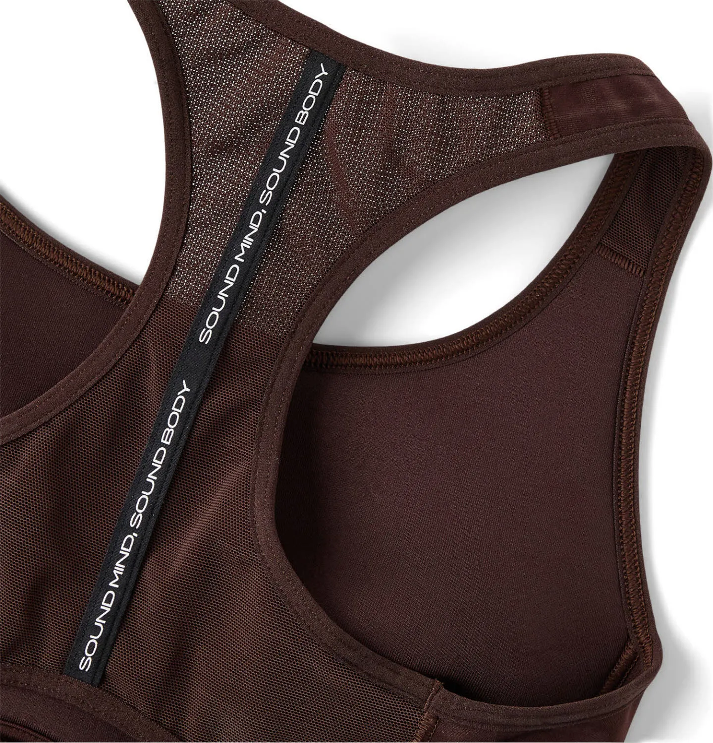 Asics ROAD COMPRESSION BRA Damen Sport-BH Sports-Bra coffee