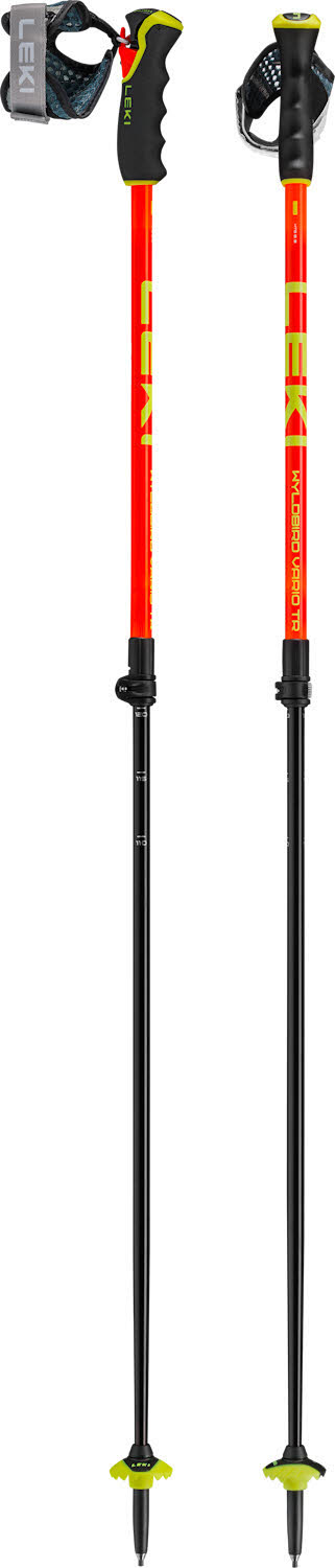 Leki Wyldbird Vario TR Unisex Skistöcke Ski Poles verstellbar orange/rot