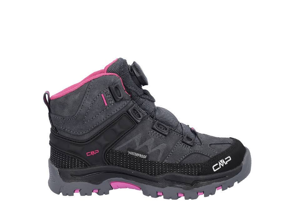 CMP Kiruna Mid Fitgo Wanderschuh Trekkingschuh Kinder dunkelgrau