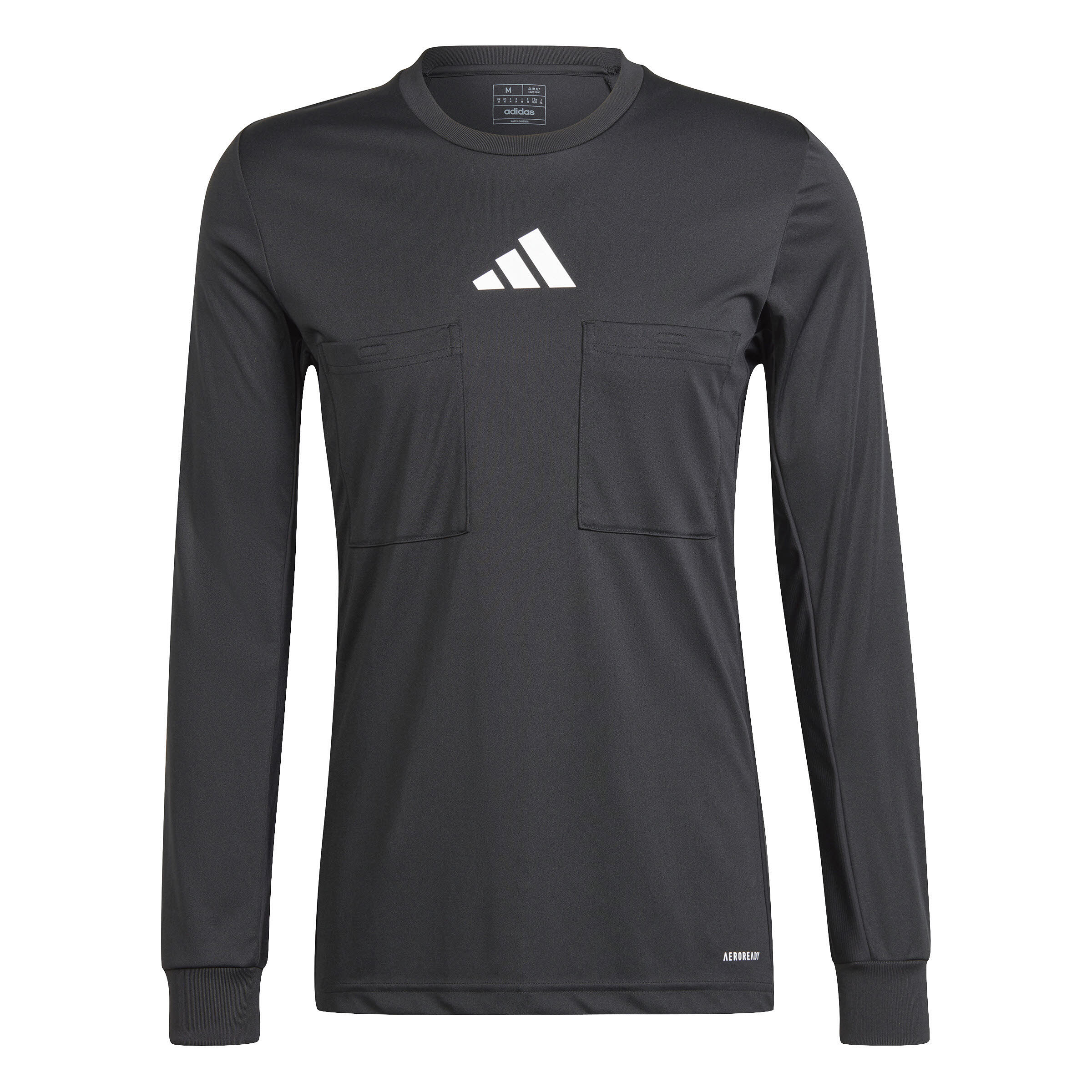 adidas REF 24 Jersey Schiedsrichter-Trikot Langarmshirt Herren schwarz