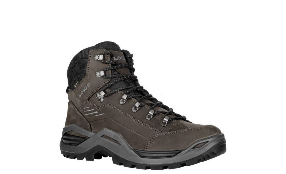 LOWA RENEGADE EVO GTX MID Herren Wanderschuhe Trekkingschuhe Mid dunkelbraun/schwarz