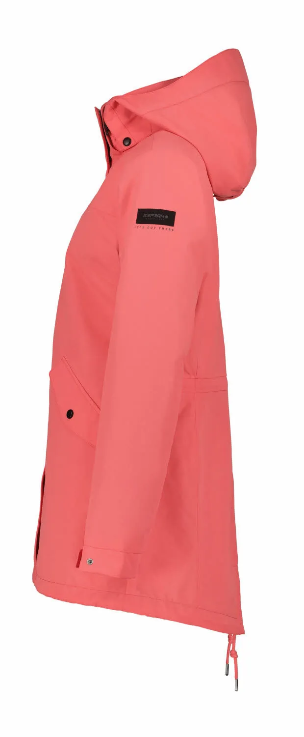 Icepeak ADDIS Damen Outdoorjacke Allwetterjacke mandarine