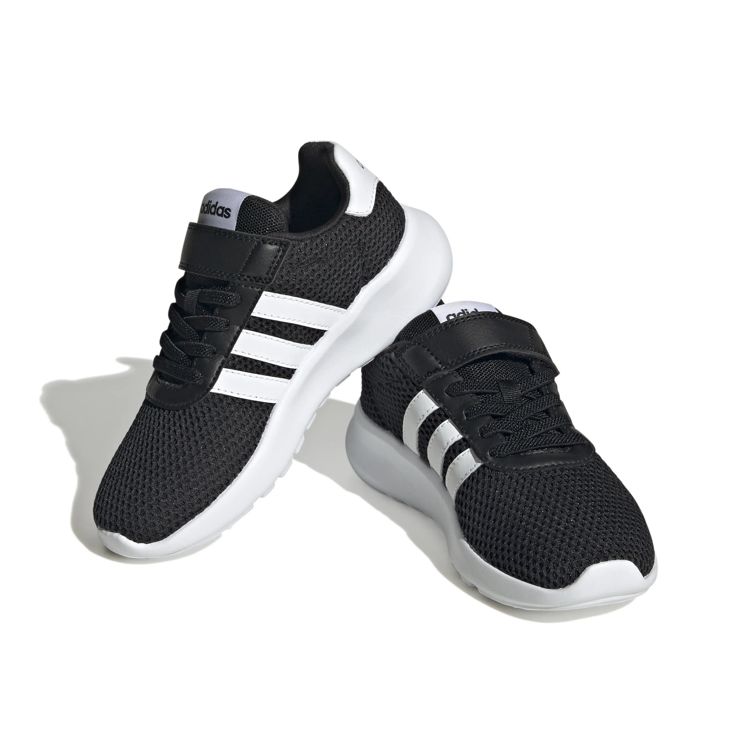 adidas Lite Racer 3.0 EL K Jungen Turnschuhe Sportschuhe schwarz