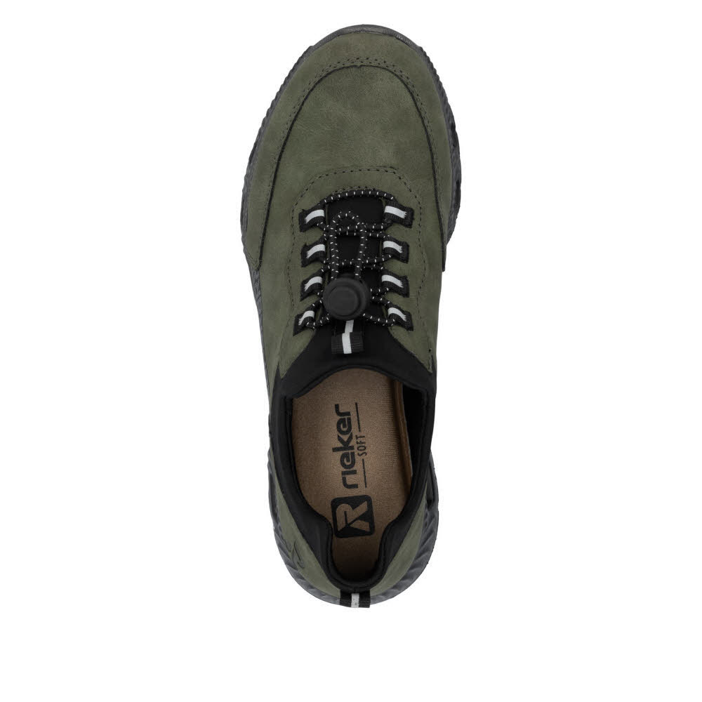 Rieker HWK Damen Halbschuhe Sneaker Low modisch grün