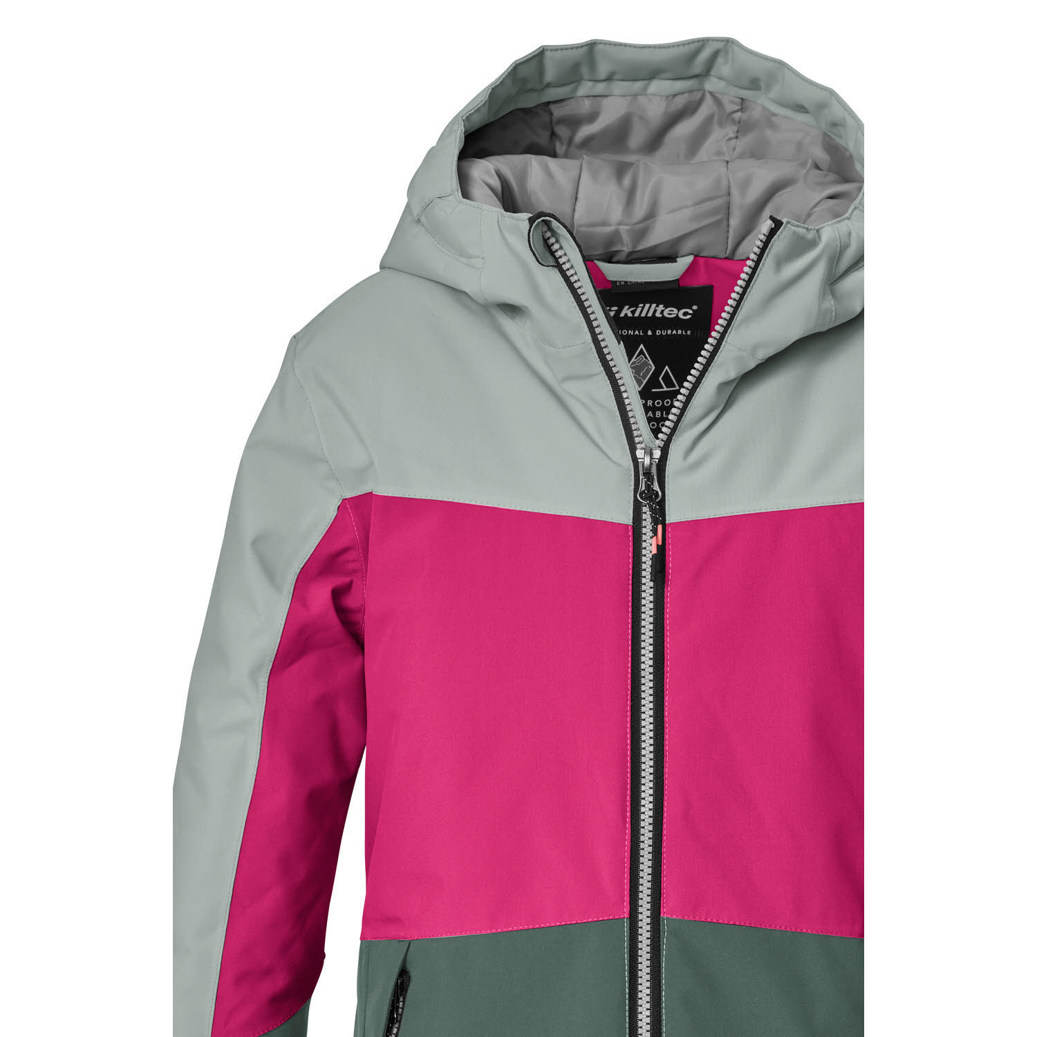 Killtec KSW 198 GRLS SKI JCKT Mädchen Skijacke Winterjacke sanftes salbei