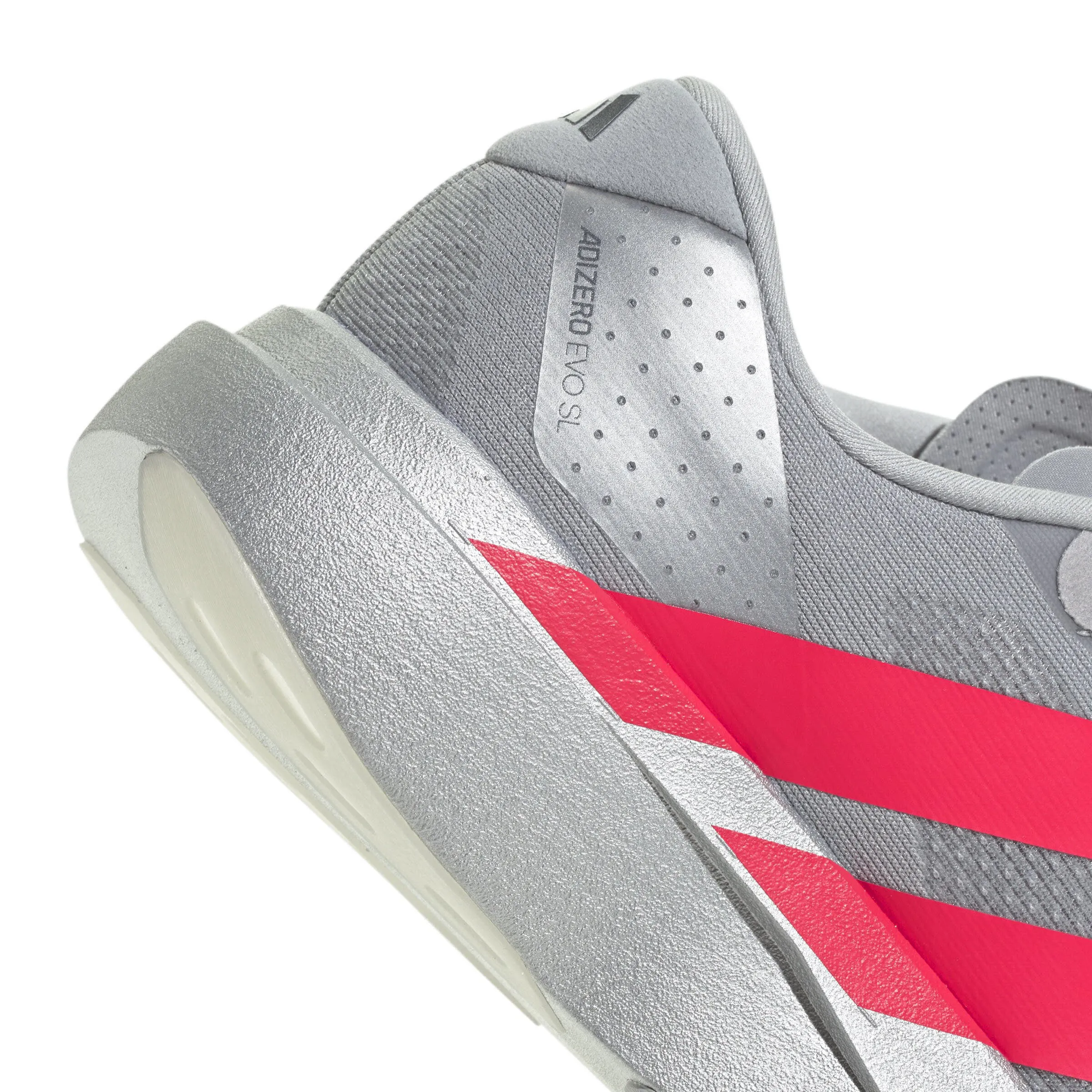 adidas ADIZERO EVO SL Herren Laufschuhe Joggingschuhe silber/rot