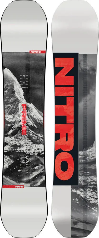 NITRO PRIME RAW WIDE Herren Snowboard schwarz