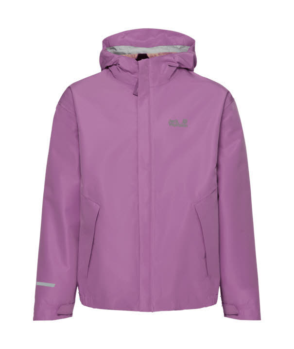 JACK WOLFSKIN MÄ ICELAND 3IN1 PRINT JKT Mädchen Kombijacke lila/pink