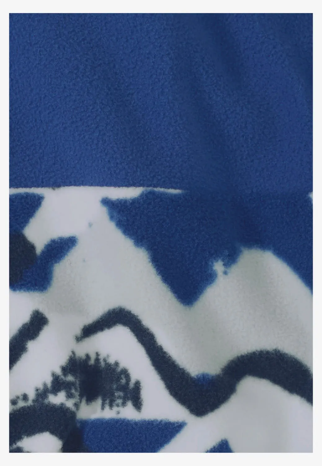 Jack Wolfskin PAW ERA 100 PRINT FZ K Kinder Fleecejacke blau