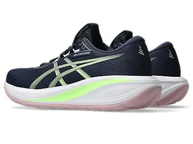 ASICS GEL-CUMULUS 28 Damen Laufschuhe Joggingschuhe Midnight/Illuminate Green