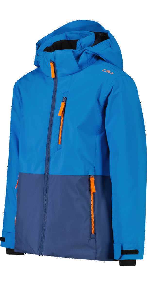 COMPAGNOLO JU JACKET SNAPS HOOD Jungen Ski-/Snowboardjacke blau/river