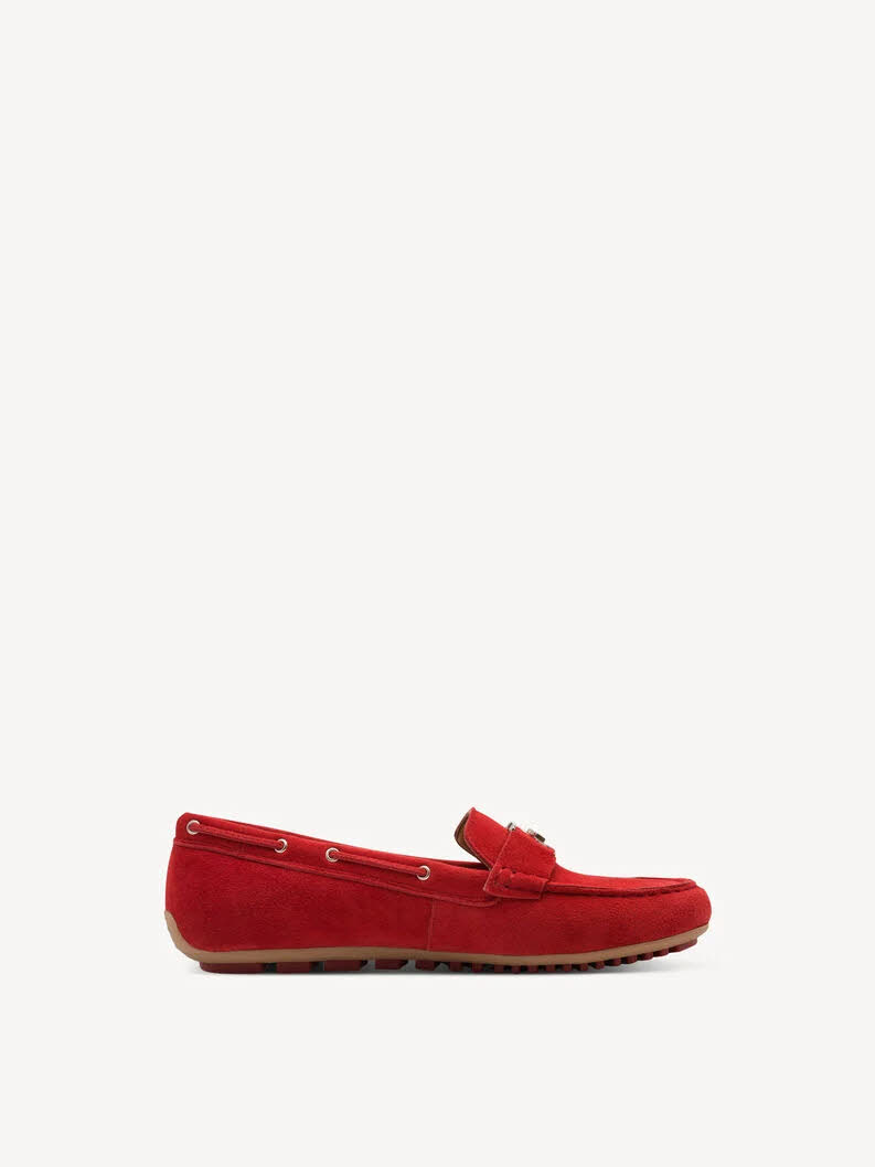Tamaris Ledermoccassin Damen rot