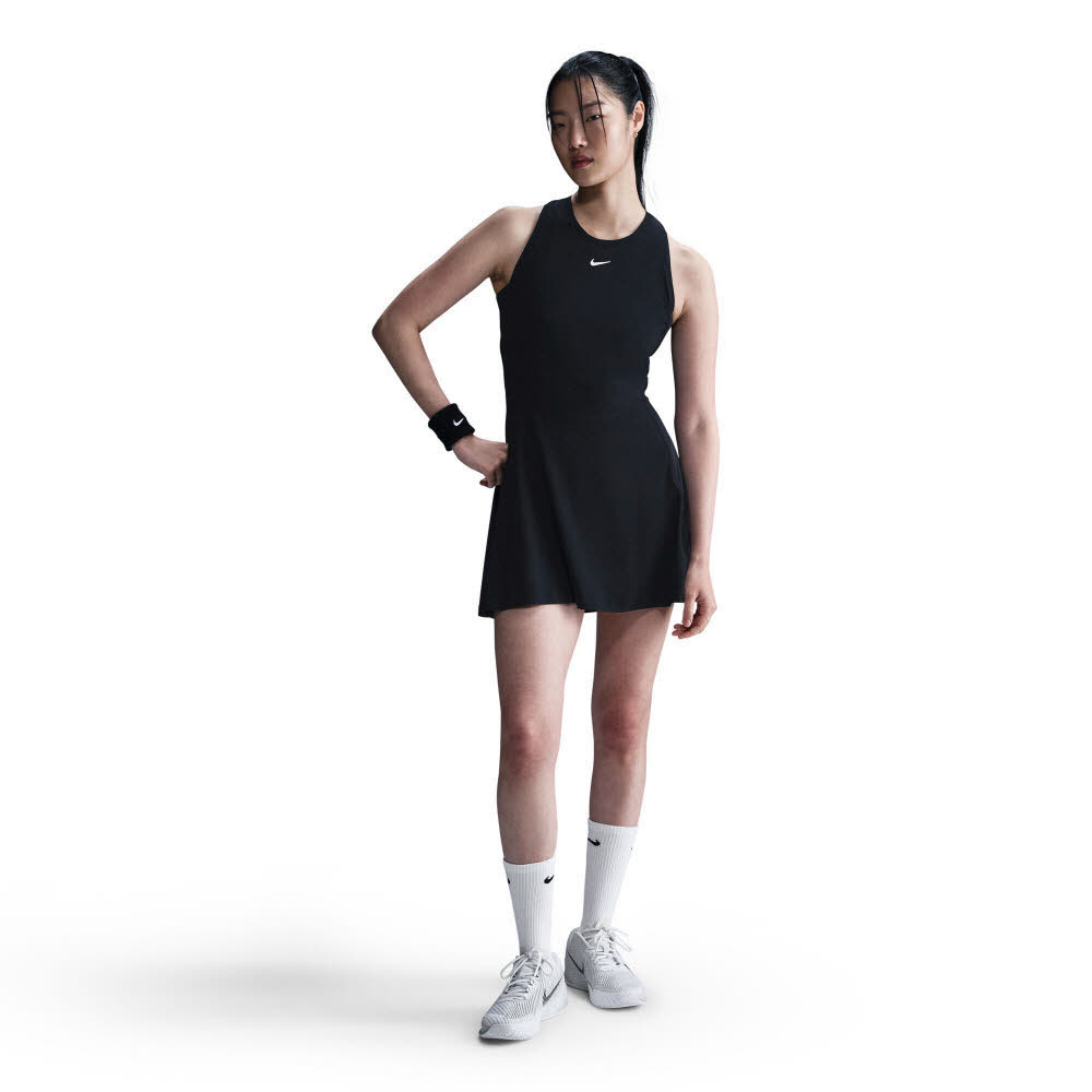 Nike Victory Women"s Dri-FIT Damen Tenniskleid Sportkleid schwarz