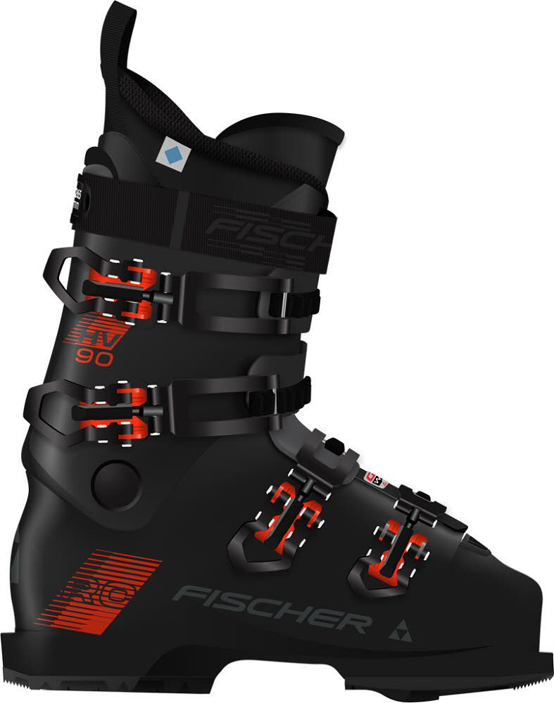 Fischer XTR RC 90 GW Unisex Skischuhe Skiboots schwarz/rot
