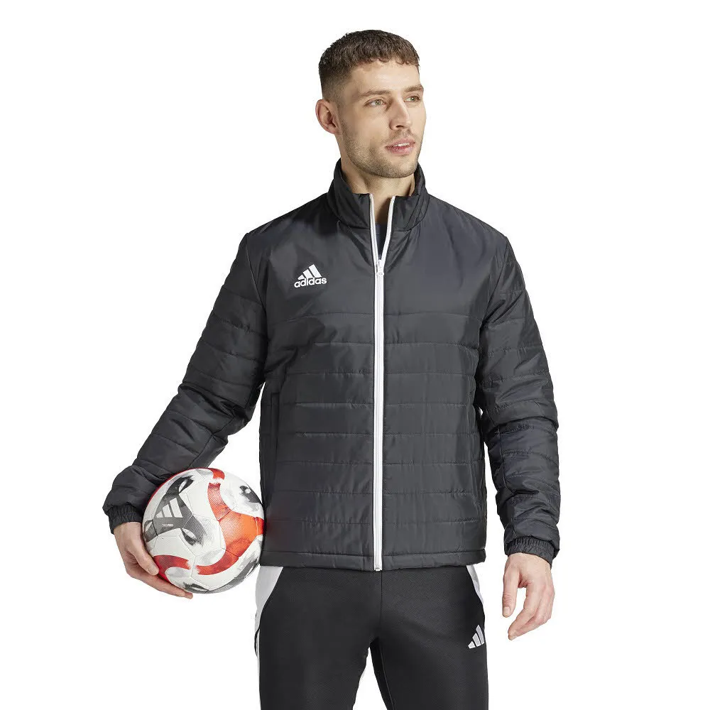 adidas Entrada 22 Light Jacket Herren Jacke Fußballjacke Daunenjacke schwarz NEU
