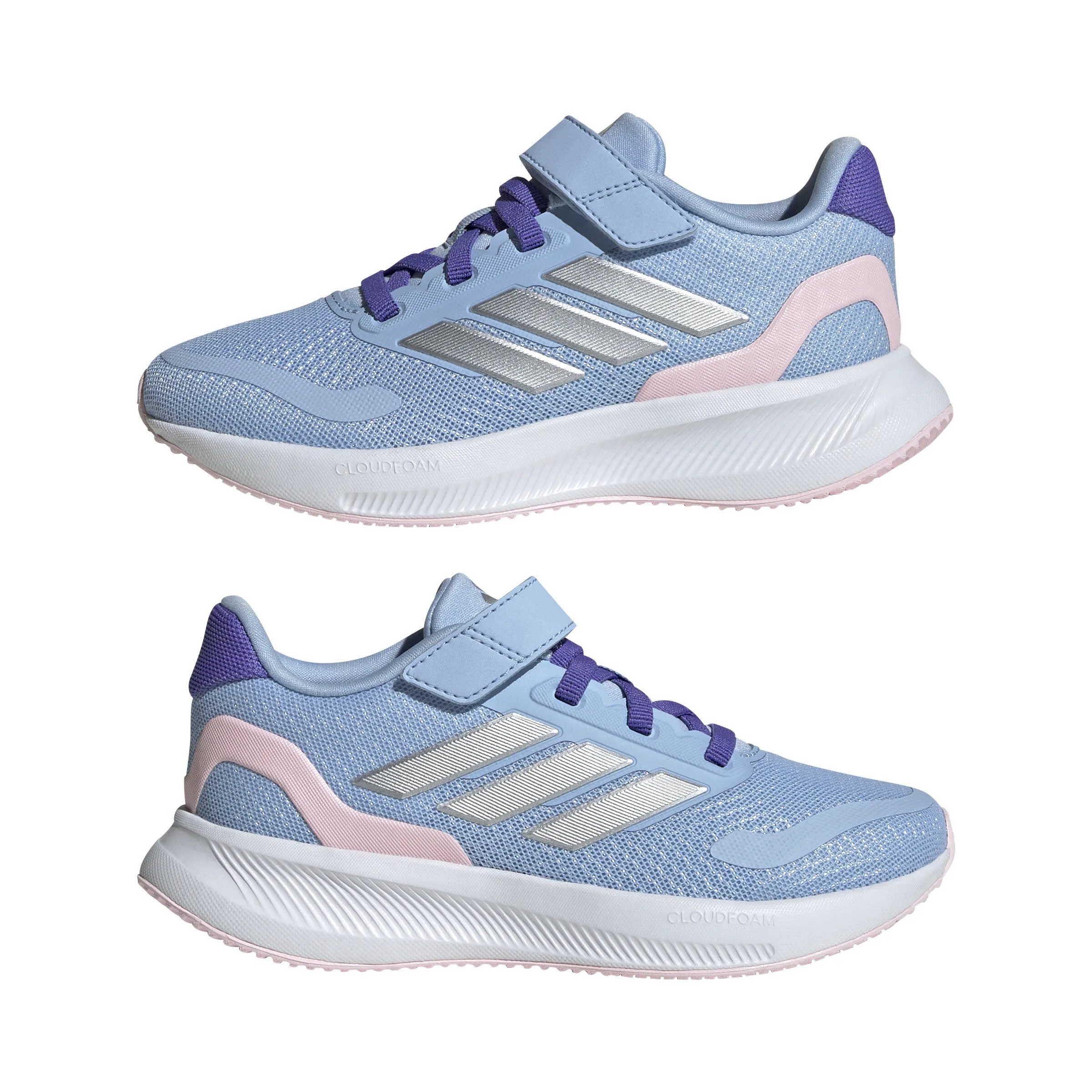 adidas RUNFALCON 5 Mädchen Sneaker Freizeitschuhe blau
