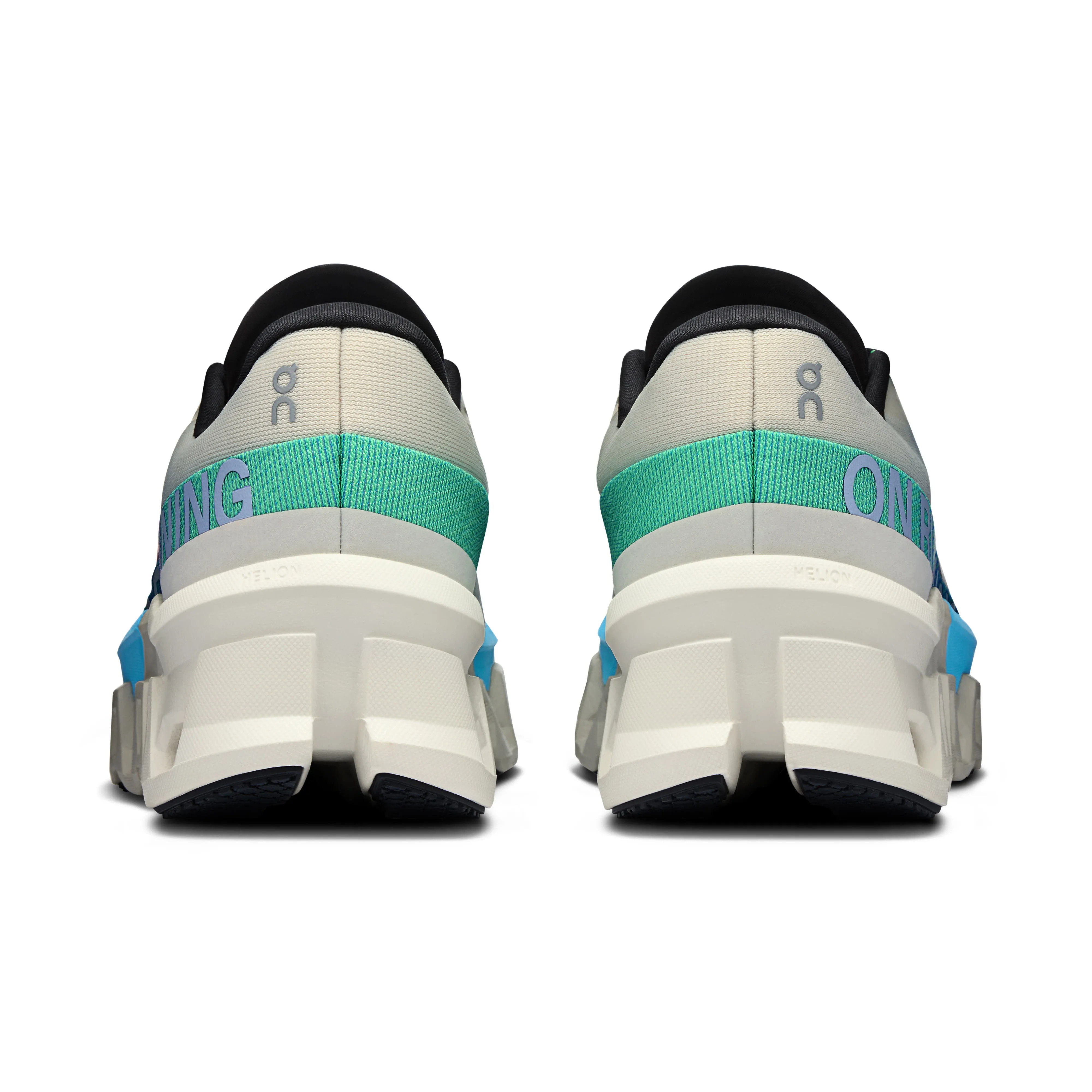ON Cloudmonster 2 Joggingschuh Laufschuh Damen weiß blau
