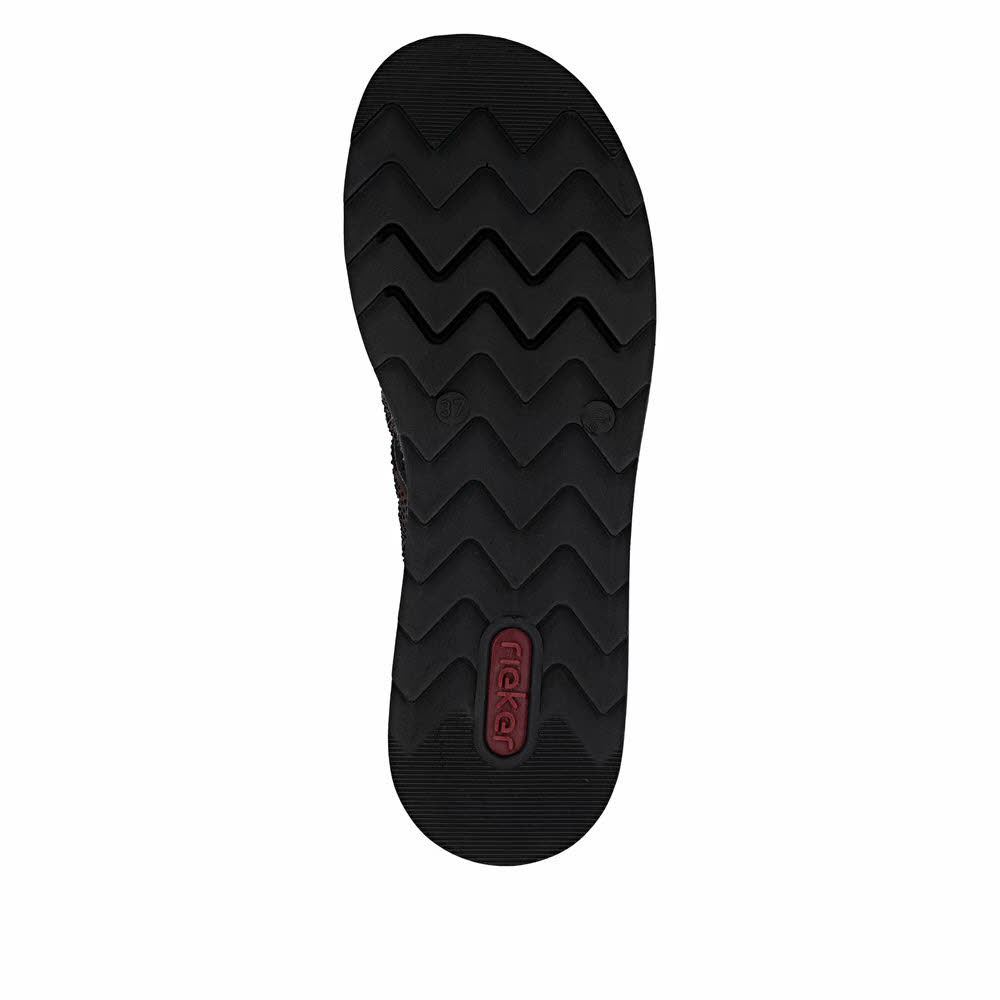 Rieker FSK Damen Pantoletten Sandalen braun