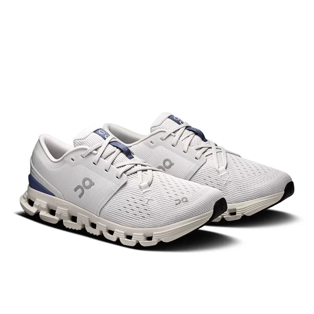 ON Cloud X 4 Damen Freizeitschuh Sneaker grau