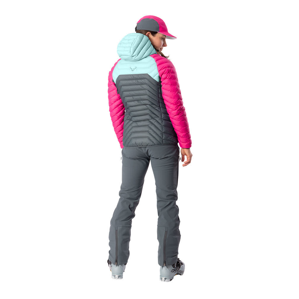 Dynafit RADICAL RDS DWN HOOD JKT Damen Daunenjacke Outdoorjacke pink
