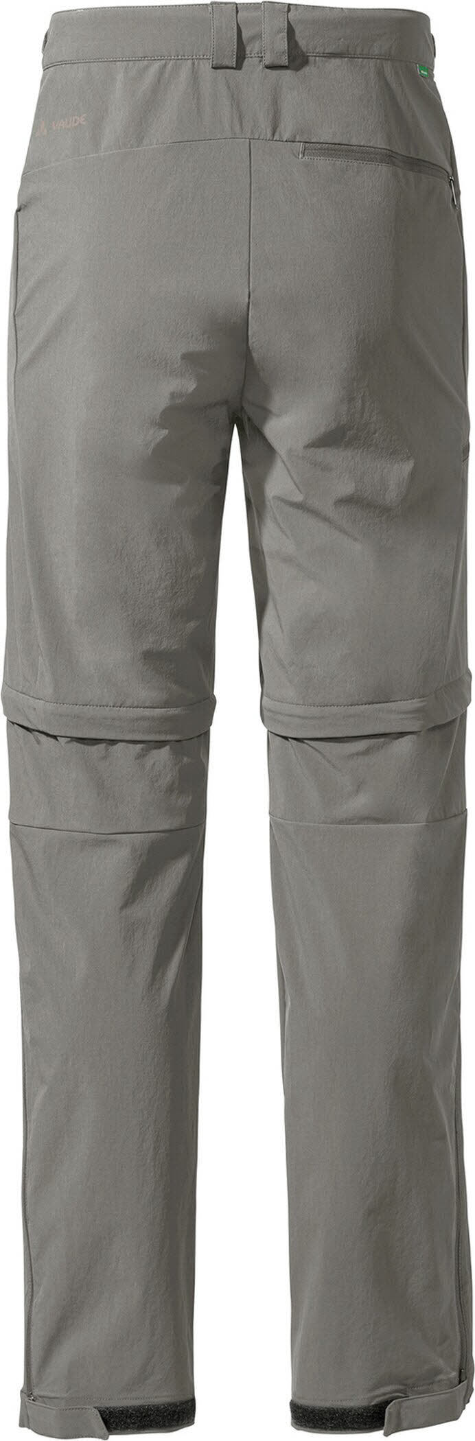 Vaude Men's Farley Stretch T-Zip Pants III Wanderhose Herren grau