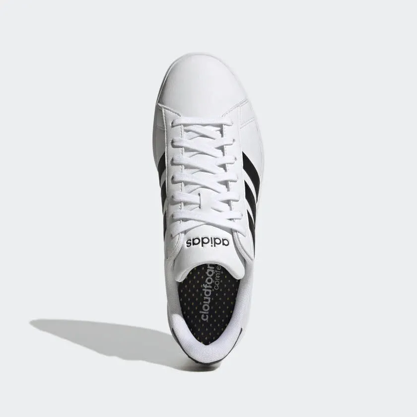 adidas GRAND COURT 2.0 Herren Sneaker Freizeitschuhe Cloudfoam weiß