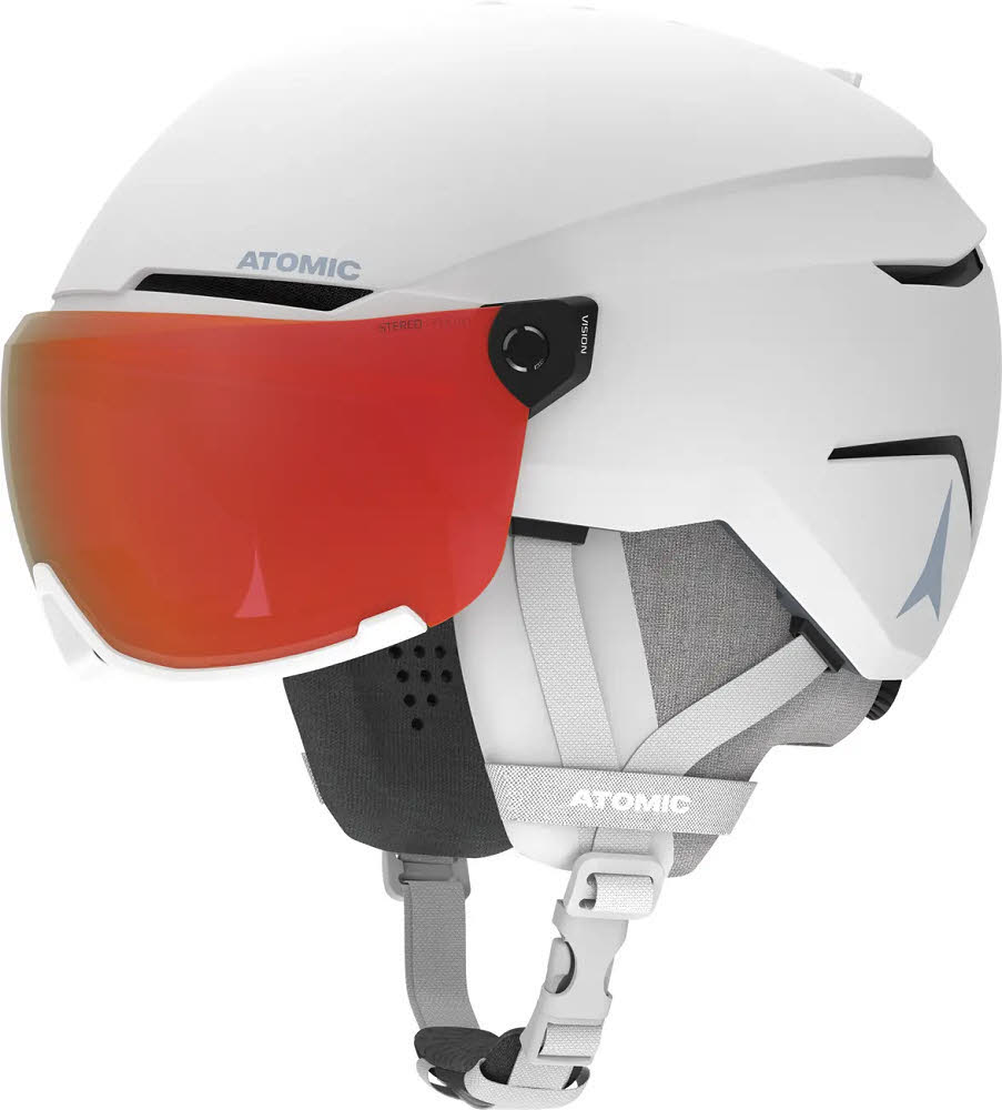 Atomic SAVOR VISOR PHOTO Unisex Skihelm Visierhelm weiß