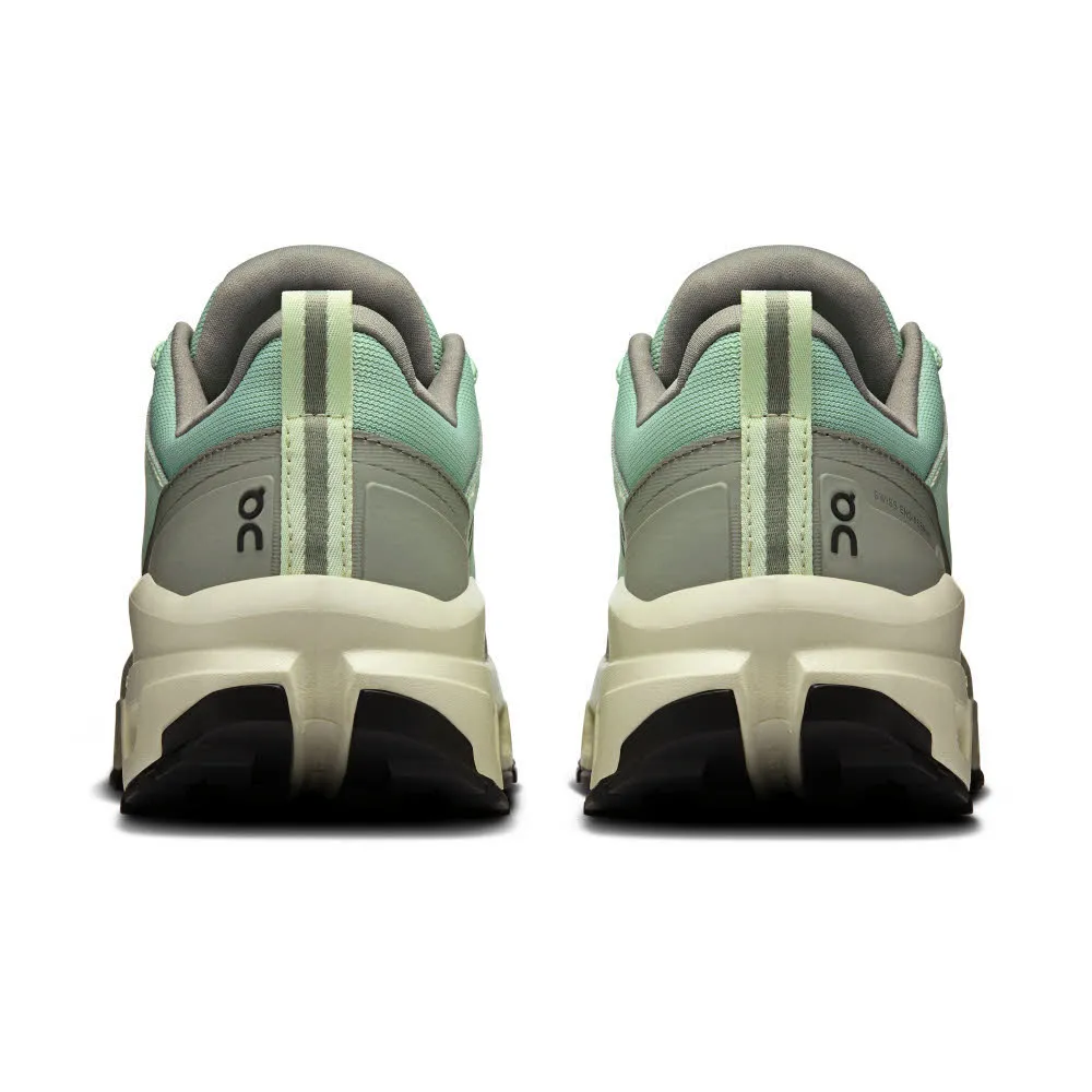 ON Cloudrock Low Waterproof Damen Wanderschuhe grün