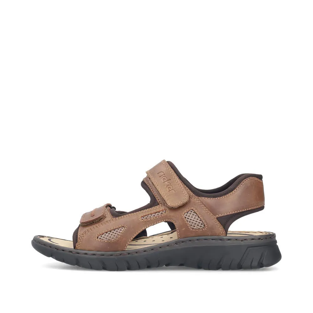 Rieker FSK Herren Sandalen Trekkingsandalen braun