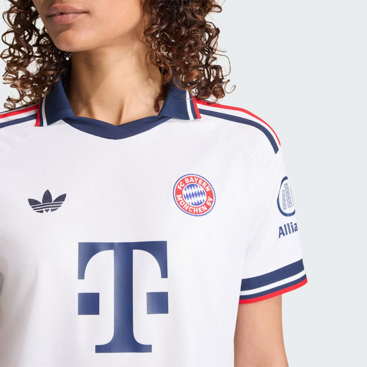 adidas FC Bayern München Auswärtstrikot Damen Trikot weiß