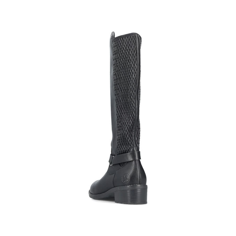 Rieker Hochschaftstiefel Damen Freizeitstiefel Stiefelette schwarz