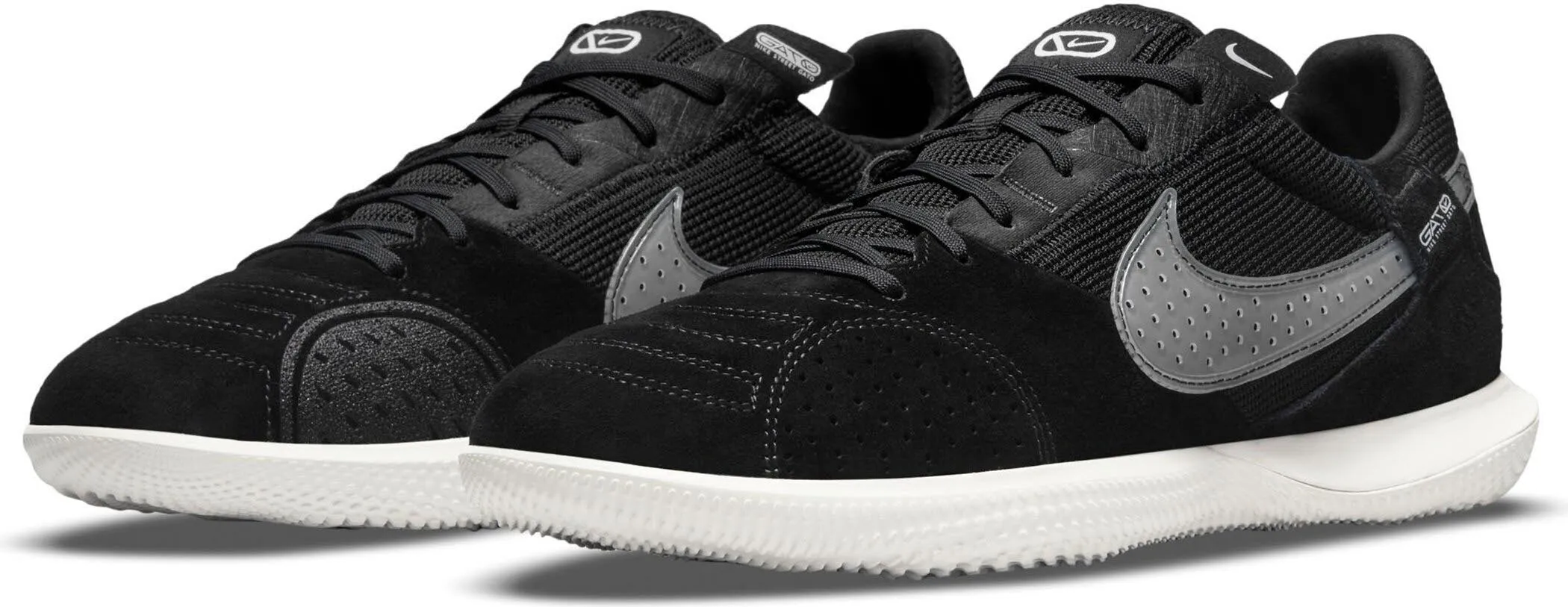 NIKE STREETGATO SOCCER SHOES Herren Fußballschuhe Hallenschuhe schwarz NEU