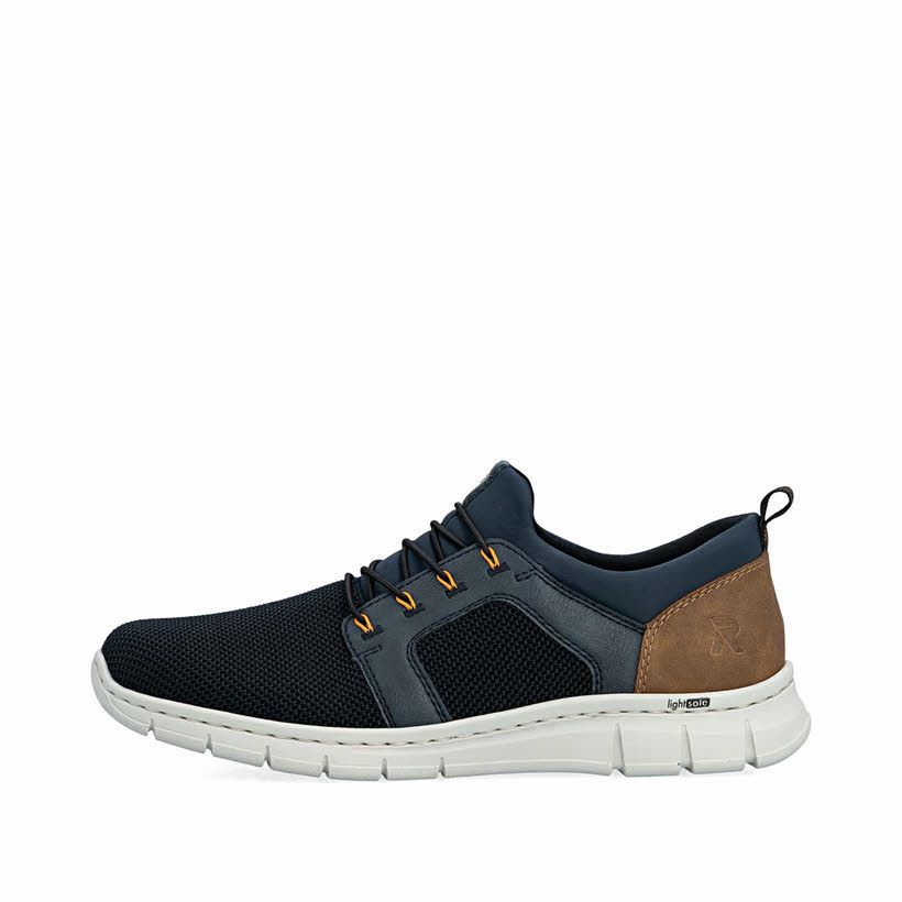 Rieker Herren Slipper blau