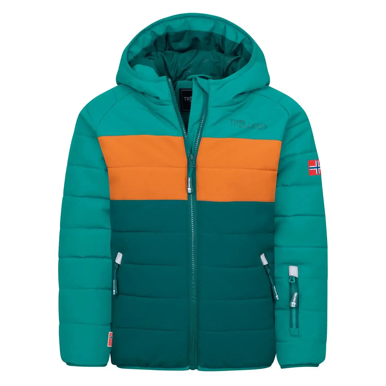 TROLLKIDS Kids Hafjell Snow Jacket PRO Jungen Skijacke Snowboardjacke midnight petrol