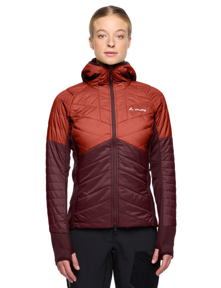VAUDE Sesvenna Jacket IV leichte Daunenjacke Outdoorjacke Damen rot