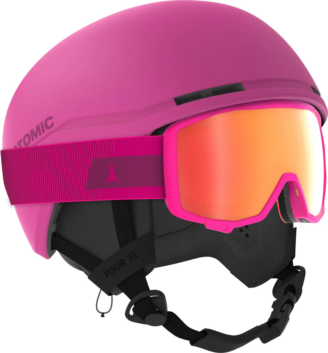 Atomic FOUR JR Mädchen Skihelm Ski Helmet pink