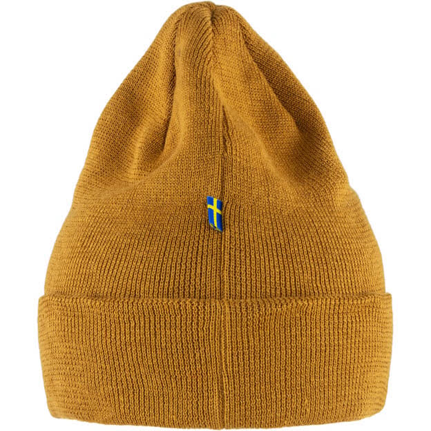 Fjällräven Vardag Classic Beanie Mütze gelb