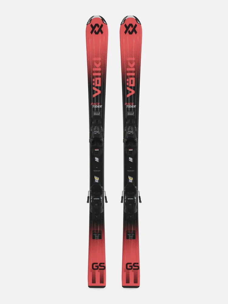 Völkl RACETIGER JR RED + 4.5 VMOT JR Kinder Ski Einsteiger 25/26 rot