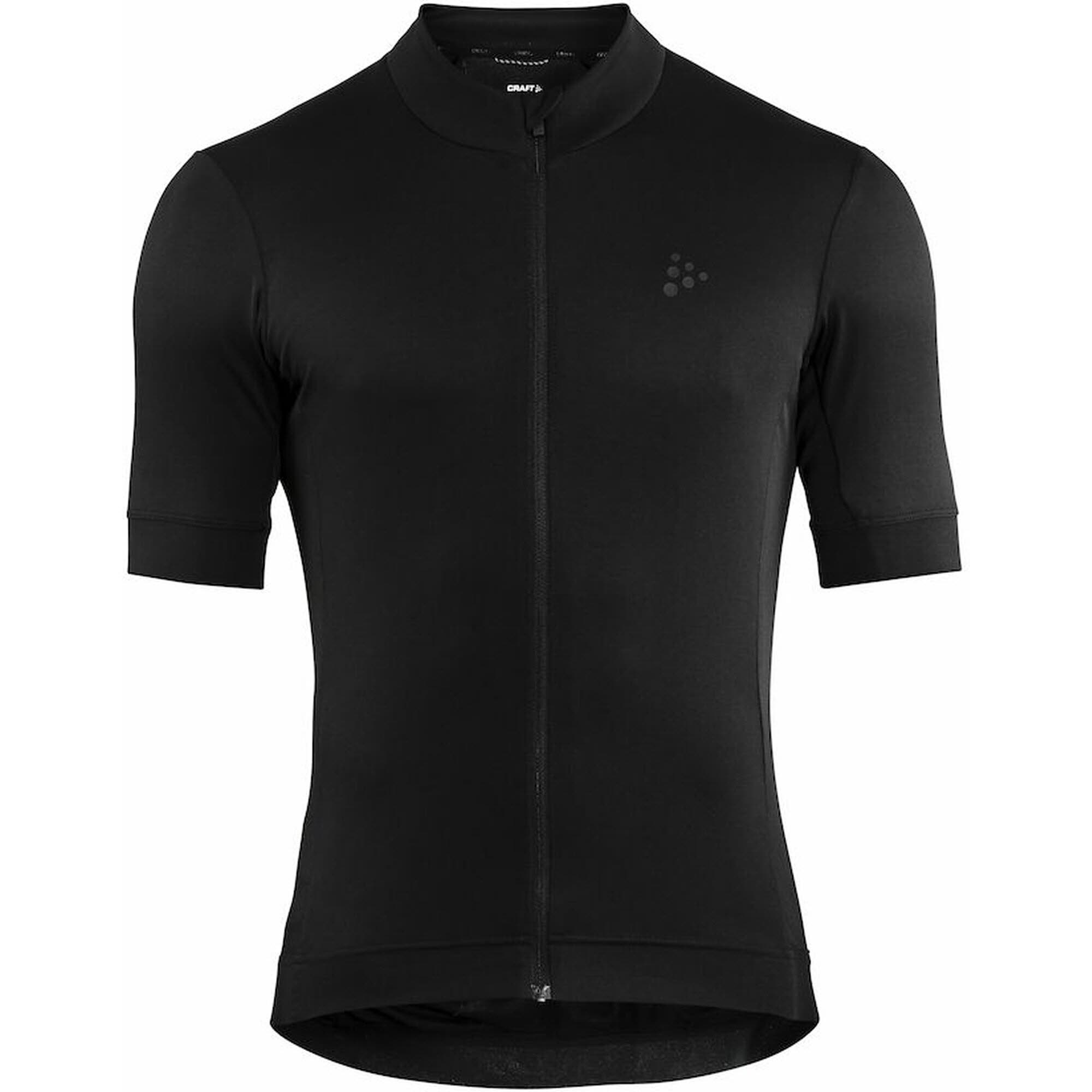 Craft CORE Essence Jersey Tight Fit M Herren Radtrikot schwarz