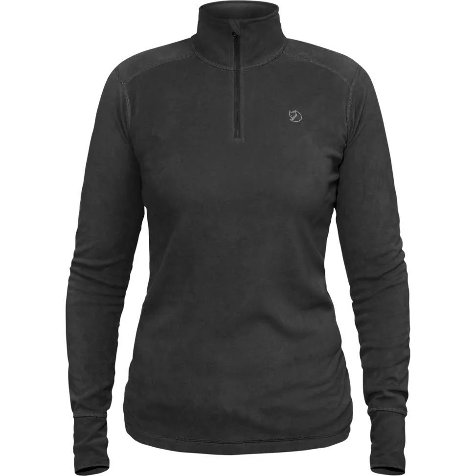 Fjällräven Skare Half Zip W Skirolli Funktionsshirt Langarmshirt Damen dunkelgrau NEU