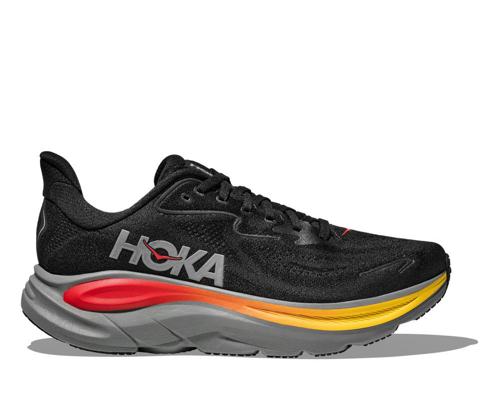 Hoka CLIFTON 10 Herren Laufschuhe Joggingschuhe black/galactic grey