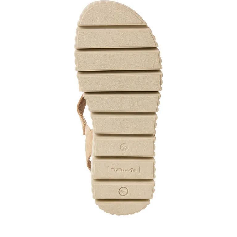 Tamaris Damen Sandale beige