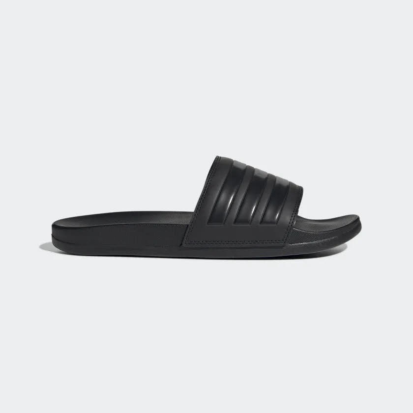 adidas Comfort Adilette Herren Badeschlappen Hausschuhe schwarz