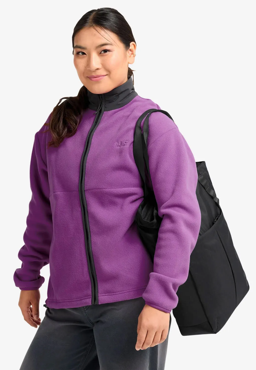Jack Wolfskin ZOYA 2IN1 TOTE Damen Alltagstasche Umhängetasche schwarz