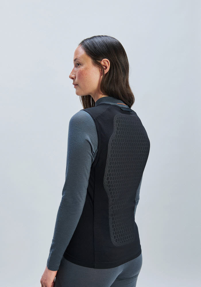 POC W's VPD Air Vest Damen Rückenprotektor uranium black