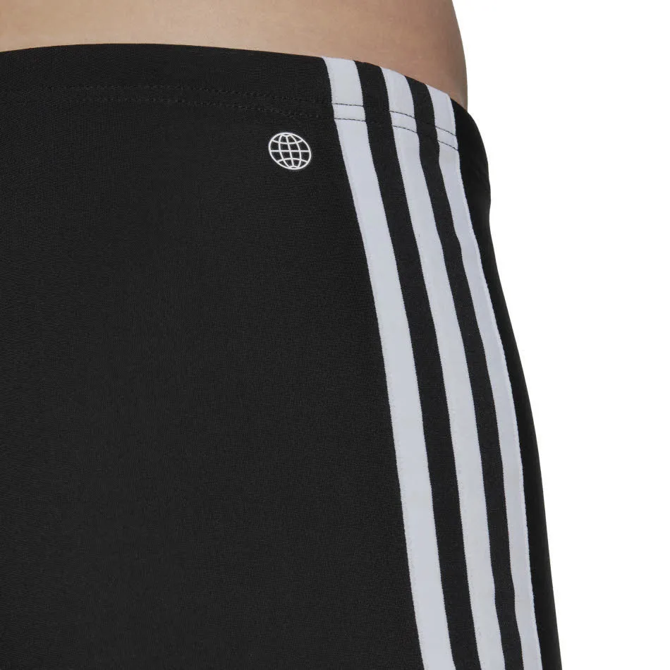adidas Classic 3-Streifen Herren Boxer-Badehose Badeshorts Schwimmhose schwarz/weiß