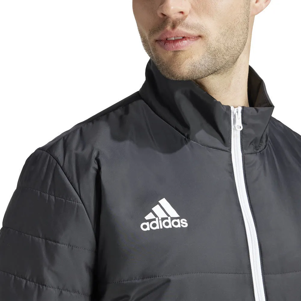 adidas Entrada 22 Light Jacket Herren Jacke Fußballjacke Daunenjacke schwarz NEU