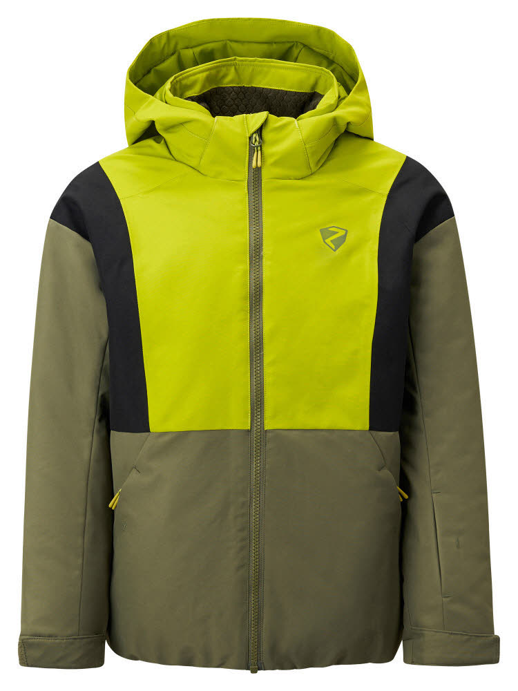 Ziener Abbe-Z Skijacke Winterjacke Jungen gelb